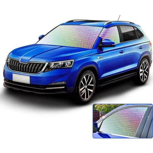 Car Windshield Sun Shade Front Window Car Sun Shade For Windshield Foldable Blocks UV Rays Sun Visor Protector Sun Reflector