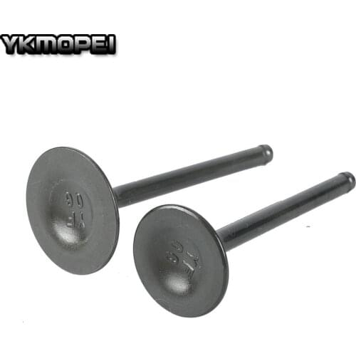Motorcycle Intake exhaust valves Pair For 52.4mm Bore lifan 125cc Horizontal Engines Dirt Pit Bike Monkey Bike Atv Quad Go kart