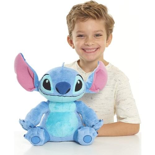 Disney Cartoon Blue Pink Stitch Plush Dolls Anime Toys Lilo and Stitch 20CM Stich Plush Stuffed Toys Christmas Gifts for Kids