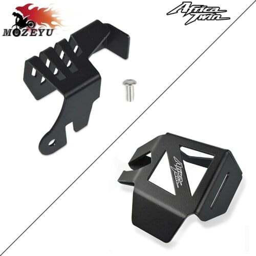 New Motorcycle Rear Brake Fluid Reservoir Guard Cover For HONDA CRF1000L Africa Twin 2015-2020 2019 2016 CRF 1000L ADV Sports