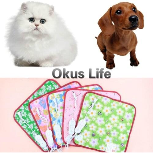 Brand New 40x40cm Animals Bed Heater Mat Heating Pad Good Cat Dog Bed Body Winter Warmer Carpet Pet plush Electric Blanket