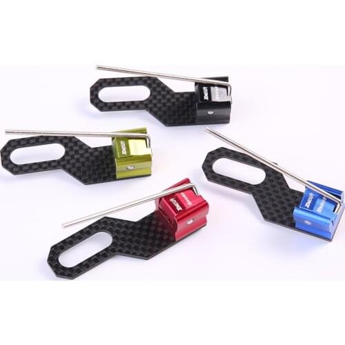 Decut Arrow Rest Aluminum + Carbon Made Adjustable Backside Archery Rest for Recurve Bows