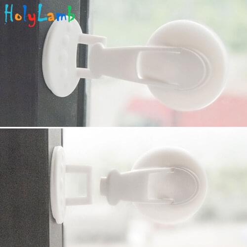Suction Cup Plastic Multi-function Window Security Lock Protecting Baby Child Safety Window Stopper Protection For Children