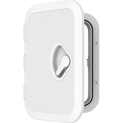 Durable Inspection Hatch Cover Marine Access Accessories Single Handle Anti Ultraviolet Boat Deck Plate Yacht 270X375mm