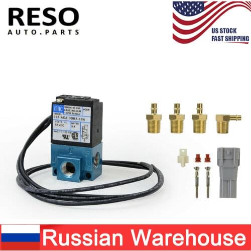 Free shipping MAC ECU Solenoid Valve 3 Port Electronic Turbo Boost Control DC12V 5.4WATTS