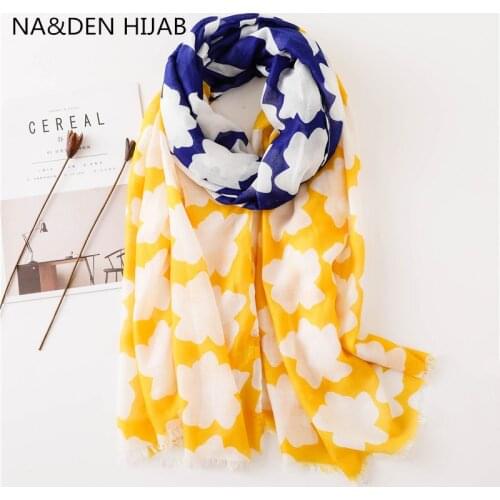 Hot sale fashion geometric colorfull print foulard women scarf/scarves muslim hijab shawls bandana wraps muffler 10pcs/lot