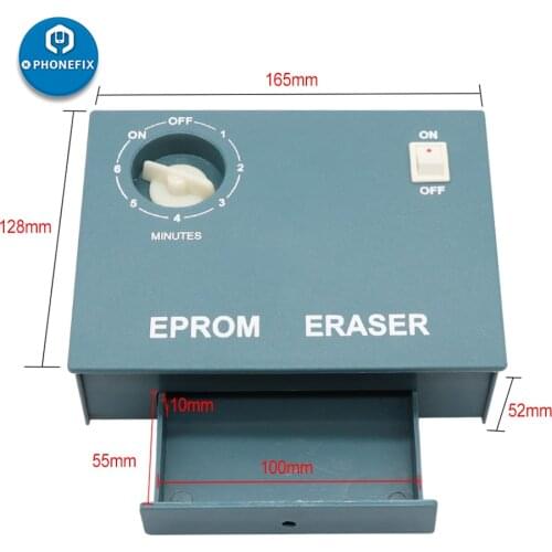 Ultraviolet EPROM Eraser EPROM Data Erase Tool Erase 6 Chips UV EPROM Eraser Erase Ultraviolet Light Erasable Timer