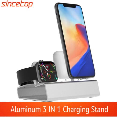 Charging Dock Station Stand Holder For AirPods IPad Air Mini Apple Watch For iWatch 38 42 40 44mm For iPhone X XR XS MAX 8 7Plus