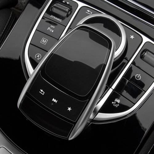 Center Console Handwriting Mouse Protective Film 1 Set For Mercedes Benz W205 W213 GLC C E Class 2015-2018 Car Body Sticker