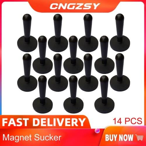 14pcs Strong Gripper Magnetic Magnet Holder Wrapping Vinyl Film Install Tool 3D Carbon Fiber Foil Vehicle Applicator Sucker A12