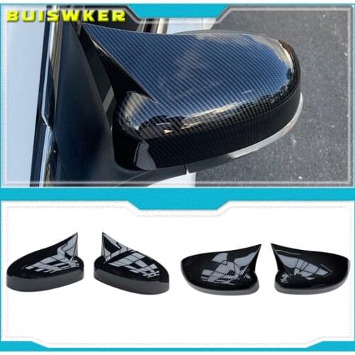 2pcs/Set Car Door Side Mirror Cover Replacement Parts For Ford Focus