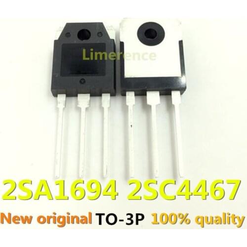 10PCS 2SA1694 2SC4467 TO-3P (5PCS A1694 + 5PCS C4467) TO3P new original