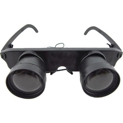 3X Zoom Magnifier Binocular Telescope 50-100m Optical Lens Glasses Portable Glasses For Fishing Hiking Outdoor Camping Equipment