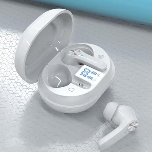 QS76 bluetooth earphone wireless with Microphones noise reduction touch control Waterproof Headsets HiFi Stereo Earbuds Battery