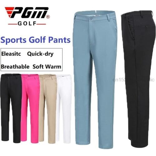Pgm Golf Tennis Baseball Pants MenS Long Slim Fit Trousers Male Winter Autumn High-Elastic Sports Pants Quick-Dry Soft Trousers
