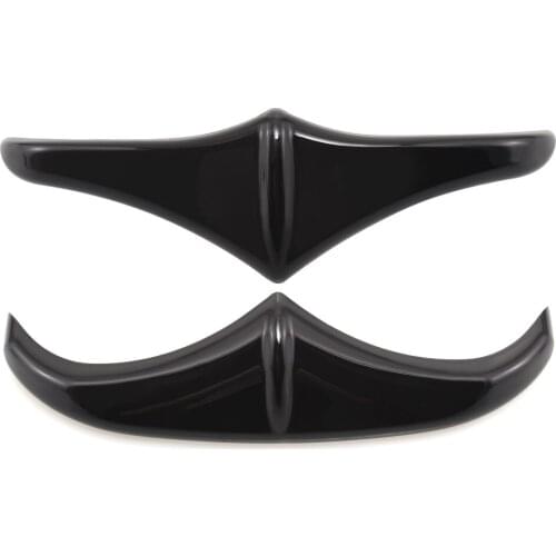 Motorcycle Black Front Rear Fender Leading Edge Accent Trim for Harley Road Glide Electra Glide Dyna CVO FLT FLH Accessories