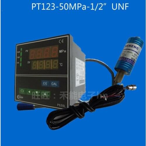 High temperature melt pressure sensor, intelligent pressure instrument, PT123-50MPa-1/2"UNF