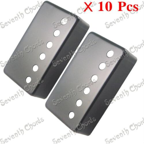 5 Pair Black Brass Guitar Humbucker Pickup Covers for Electric guitar