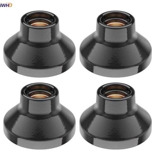 IWHD Portalamparas Ceramic E27 Socket Bulb Holder For Table Lamp Douille Fitting Soquete E27 Lamp Holder Base Lampholder Homekit