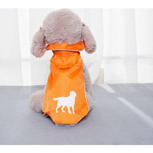 New Pet Clothes Dog Jackets Reflective Strip Clothes Small Dog Teddy Cat Pet Raincoat