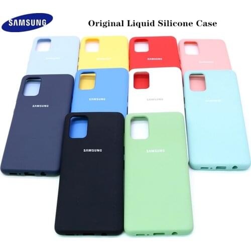 Original Samsung Galaxy A10 A30 A40 A50 A70 A80 A51 Back Case Liquid Silicone Case Silky Soft-Touch Finish Back Protective Cover