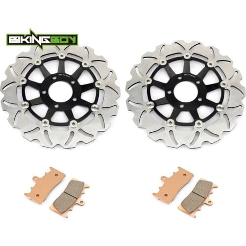 BIKINGBOY For Suzuki Bandit GSF 1200 01 02 03 04 05 GSF 1200 S K1 K2 K3 K4 K5 Front Brake Discs Rotors Disks Pads 310mm Full Set