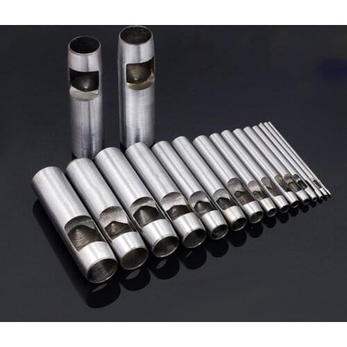 Belt punching eye punching steel round punch belt punching hollow punching DIY leather all steel hole puncher