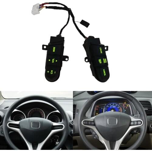 36770SNAA12 36770-SNA-A12 Steering Steering Wheel Pad Cruise Audio Remote Switch For Honda Civic 2006 2007 2008 2009 2010 2011
