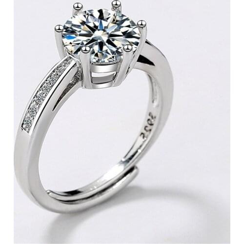 Wedding Engagement Rings for Women Embellished With Crystals From Swarovski Party Jewelry Gift Korean Style Accessories