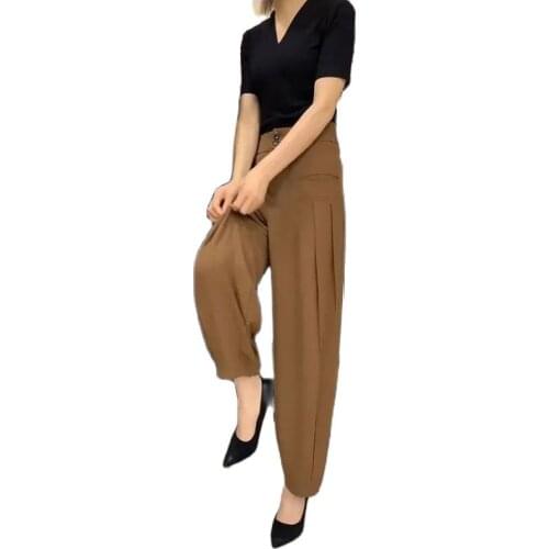 Женские брюки с высокой талией XLMJDZGS China At AliExpress