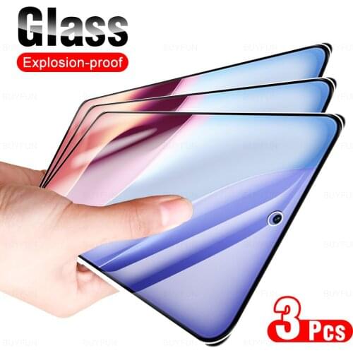 Full coverage tempered glass for xiaomi redmi k40 pro 3pcs glass for xiaomi redmi k40 pro plus safety screen protector film