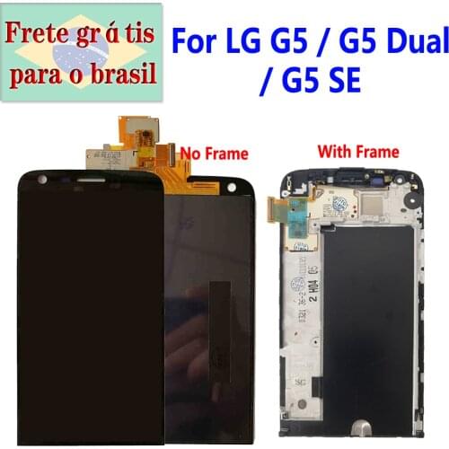 LCD With Frame For LG G5 H850 H868 VS987 Display G5 SE H845 Screen Touch Digitizer Assembly G5 Dual H860 G5 Lite Display 5.3"