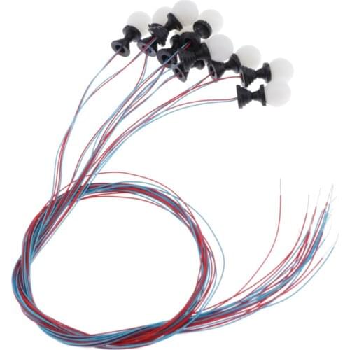 10PCS 1/100 Railways Street LED Lights Micro Landscape Diorama HO Scale