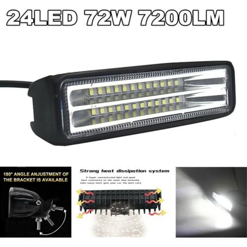 7200LM Offroad Led Light Bar For Cars Combo Beams Off Road SUV ATV Tractor Boat Trucks Excavator DC 12 ~ 24 VWork Lights