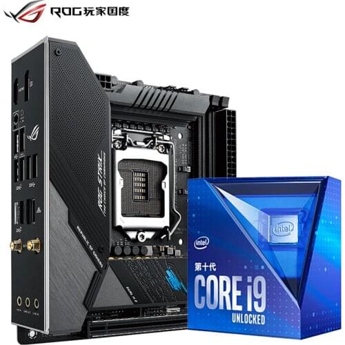 ASUS ROG B460I GAMING Z490 with i5 10600KF Mini ITX motherboard CPU set B560i