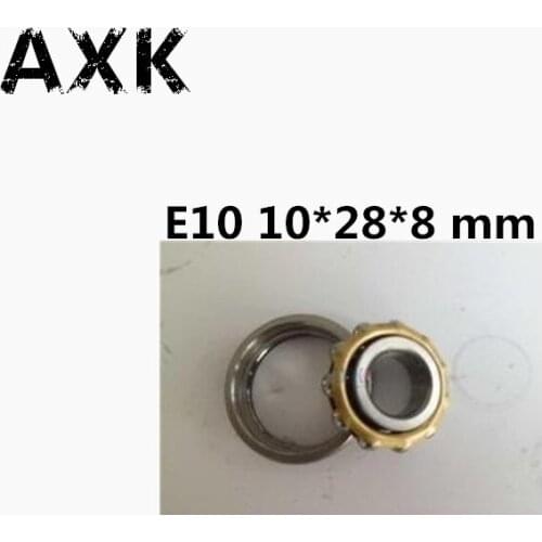 Free shipping 1pcs E10 Magneto Bearing 10*28*8 mm Angular Contact Separate Permanent Motor Ball Bearings EN10 FB10 M10