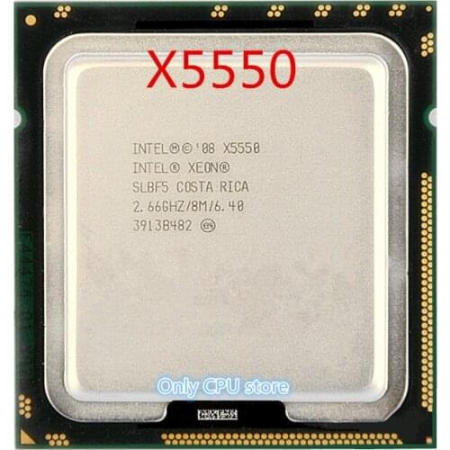 Free shipping x5550 service X5550 CPU/2.66GHz /LGA1366/8 threads/L3 Cache 8MB/Quad-Core/scrattered pieces
