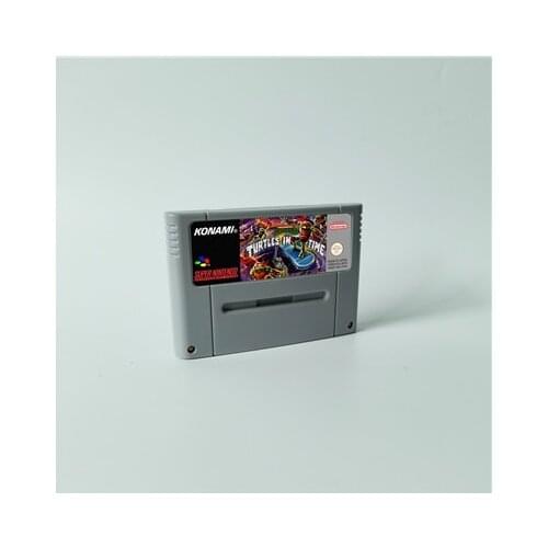 Turtles IV Turtles In Time - Action Game Card EUR Version English Language