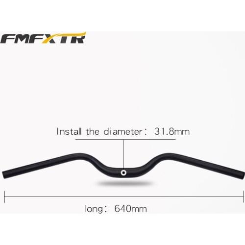 FMFXTR Aluminum Alloy City Bike Fixed Gear Handlebar 25.4/31.8 Bike Handlebar retro vintage Bent Bicycle Handlebar