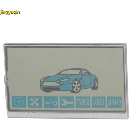 Jingyuqin 10pcs LCD Display Screen for Russia Version Starline A91 Remote Controller A91 Lcd Zebra Stripes FOB Styling