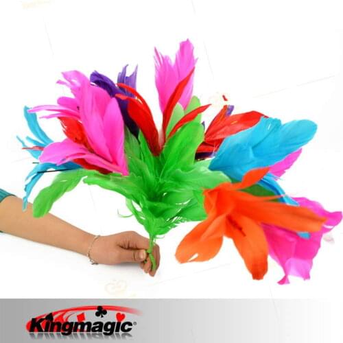 Classic Magic Feather Flower From Sleeve (small) Magic Tricks Magic Toys Magic Props