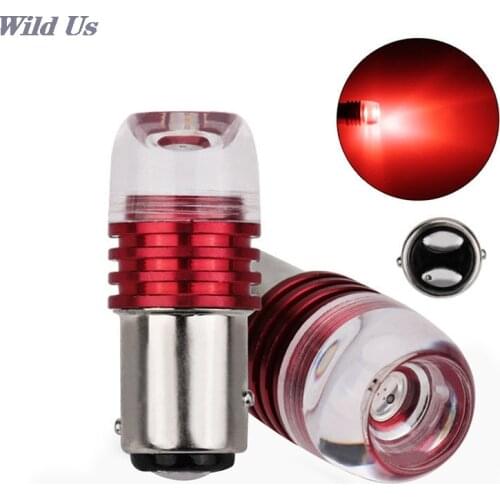 Hot sale 2PCS Bulbs For Car Tail Brake Lights Auto Turn Signal Lamp Bulb Red 1157 BAY15D P21/5W Strobe Flashing LED Projector