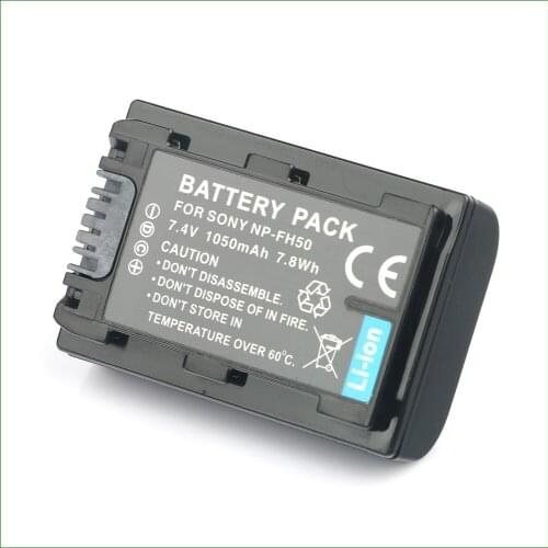 LANFULANG NP-FH50 NP FH50 NPFH50 Digital Battery Compatible for Sony HDR-SR12 HDR-UX20 HDR-XR100 HDR-TG1 HDR-TG3 HDR-TG5 HDR-TG7