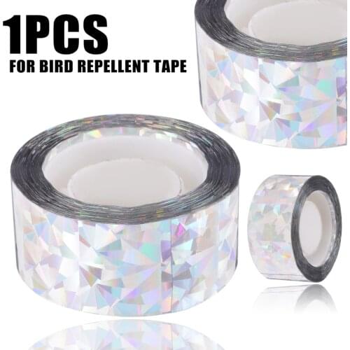 Bird Repellent Tape Bird Scare Tape Audible Repellent Fox Pigeons Repeller Ribbon Deterrent Tapes 2.4cmx90/45m