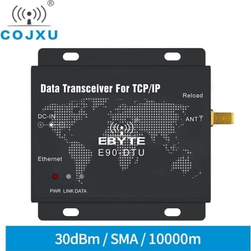 LoRa 230MHz 30dBm SX1268 Ethernet Wireless Modem Transparent Transmission Module cojxu E90-DTU(230SL30-ETH)