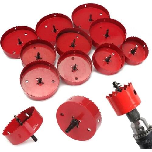 Bi-Metal Wood Hole Saws Bit For Woodworking DIY Wood Cutter Drill Bit Tool Accessories 12pcs/set Different Sizes