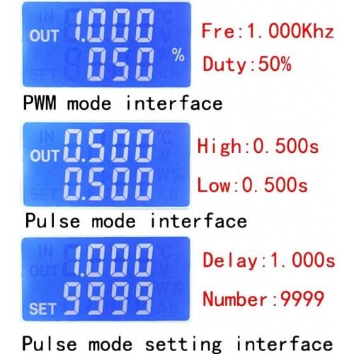 Adjustable 0-100% PWM Frequency duty ratio pulse DC Motor Speed Controller LED Dimmer Solenoid valve Delay start load ZK-PP2
