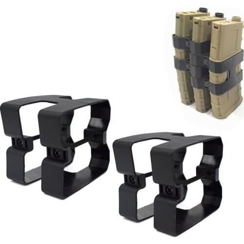 Tactical Double Rifle Magazine Coupler Parallel Link for M4 A1 Airsoft Mag Speed Loader Clip Connector Hunting Accessories