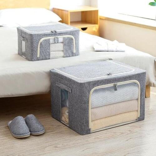 22L Cloth Art Folding Box Household Items Clothes Storage Box Organizer Quilt Dust Bag Quilts Washable Quilts Bags Dropshipping