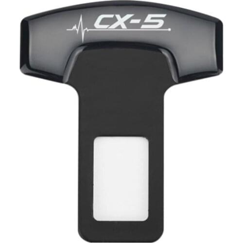 1pcs Car Belt Buckles Car Seat Safty Belt Alarm Canceler Stopper for Mazda CX5 CX-5 2017-2019 Accessories Car Styling